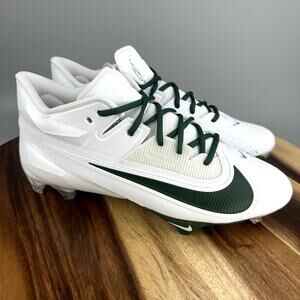 Nike Vapor Edge Elite 360 2 Men's 10 White Green Football Cleats FD5713-101